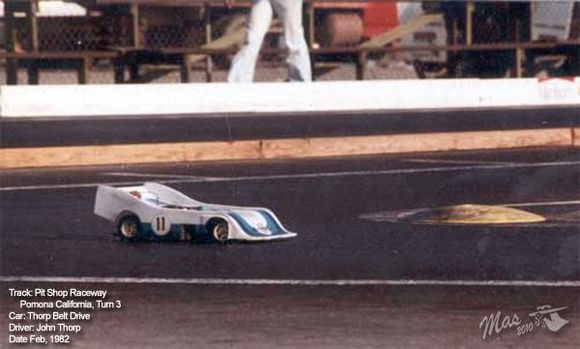 Pitshop Raceway, John Thorp,Turn 3, 1982