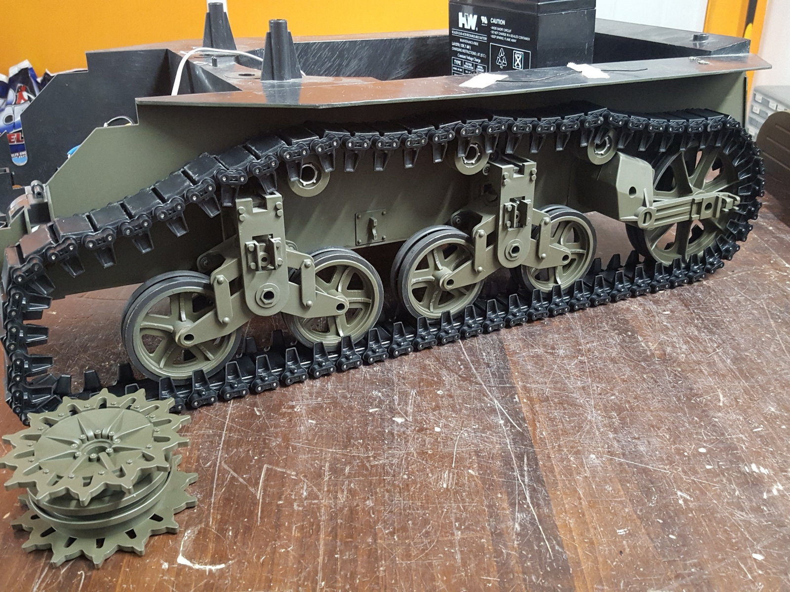 NEW Injection Molded Tracks 1/6 Scale M5 Stuart Tank (21st Century ...