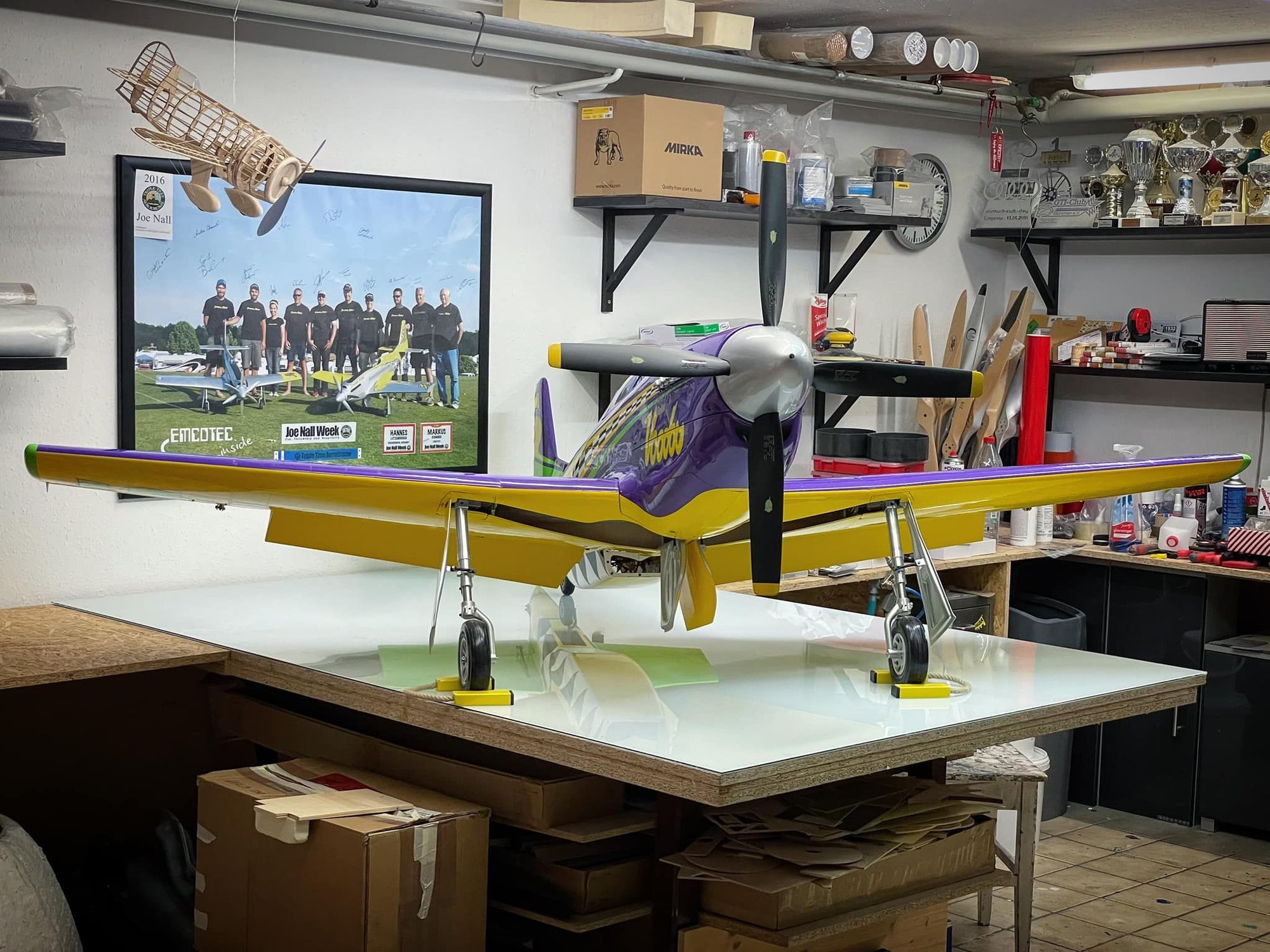 CARF P51 Voodoo RENO Racer powererd by a KOLM 230 3cyl. inline - Page 2 ...