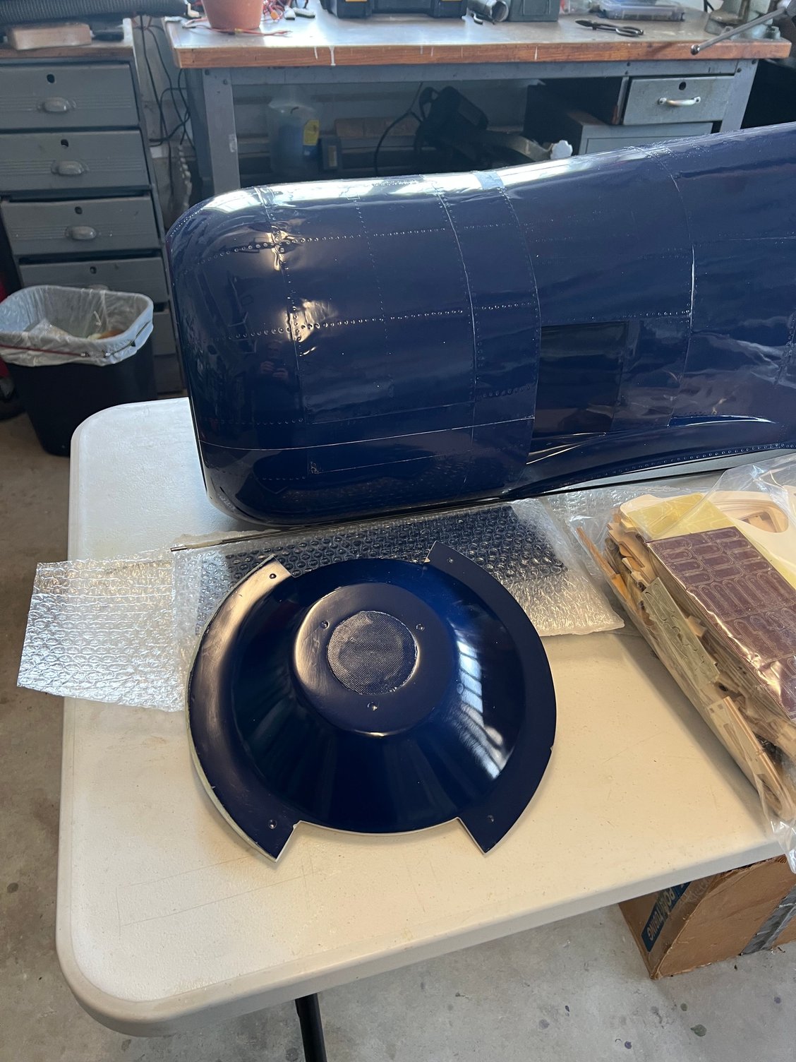 Motor mount from Airworld. Even has the motor mount holes already in it. So nice!