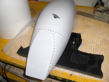 Paneling and rivets made on the master treated with 2K primer