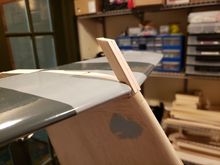 Glue it in *straight*, this sets everything else up.