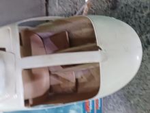 The fiber glass has separated here.