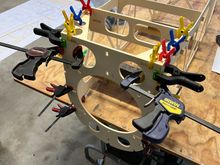 This is proof you can never have too many clamps. 