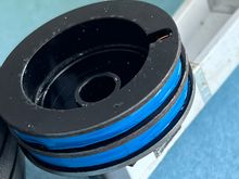 JP big wheel brake drum. Notice the small surface area to create friction for metal plates in the wheel