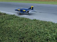 Did the maiden at Georgia Jets.  This is my third Phantom, great flying jet!  JetCat P-180NX, Futaba 18MZ, PowerrBox Royal.