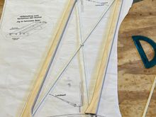 bracing rods will be glued up over this plan