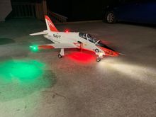 Ready for maiden. I removed the magnets from the brakes and they work very smooth and proportional now. AUW is right at 10lbs. Just need some favorable wx now. 