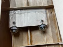 Glued in place with Epoxy and 404 mixture to help fill any voids.