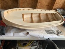 Both railings fully sanded down.