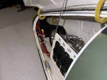 Two A123 receiver batteries all the way forward in the nose.