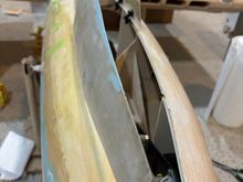 Front nose gear door mounted