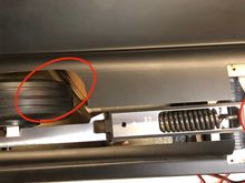 Wheel is hitting and it is not close to as far in as it needs to go