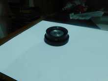 The black Delrin cut smooth and clean on my lathe.