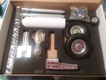 These retracts are complete including scale wheels, scale struts, air Tank, air valve, air line and quick brass disconnects with accessories.