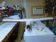 60" wing with 20 ribs in lieu of 18 for the stock wing.