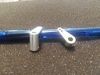 CNC made of aircraft grade aluminum and drill for clevis or ball joint.