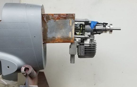 I needed to shorten the engine mounting posts