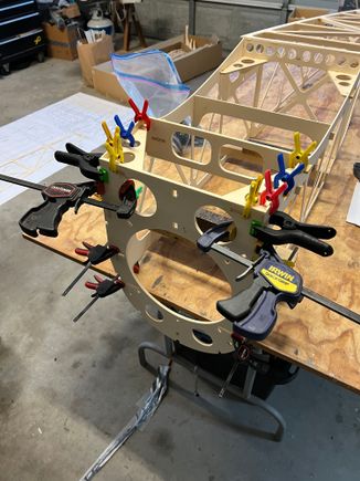 This is proof you can never have too many clamps. 