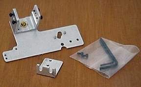 Tamiya Jagdpanzer Number 1 trunnion improvement kit. Sent my build in progress off to Daryl for a new metal trunnion to replace the poorly functioning plastic parts.