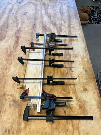 Testing out the clamping scheme 