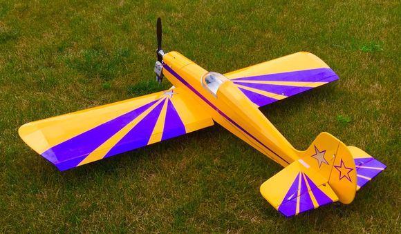 Ace Big (heavy) Bingo. 52cc engine. 20-inch prop.