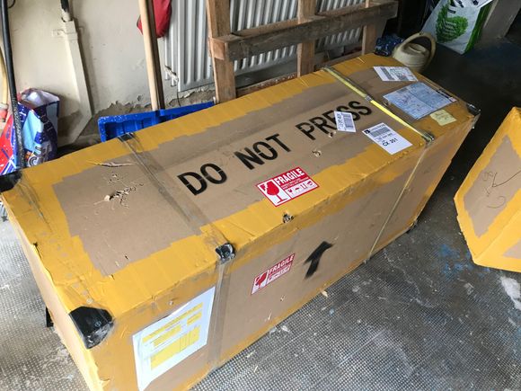 In the box :) waiting the last trip :) to her new home!