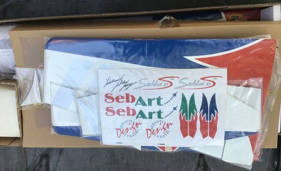 Manual is on backside of this decal package 