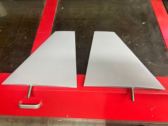 Horizontal stab set #2 complete. 