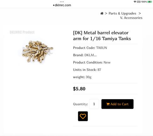 Recommend upgrade part.