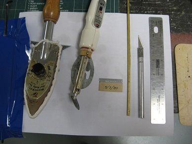 Tools used to cover gear fairings -
