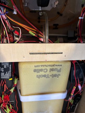 added an auxiliary fuel tank made by jettech to increase flight time and installed electron brake controller 