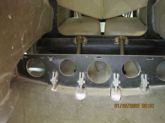 Removed air brake door cylinders