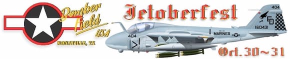 Bomber Field 2020 Jetoberfest Oct. 30~31