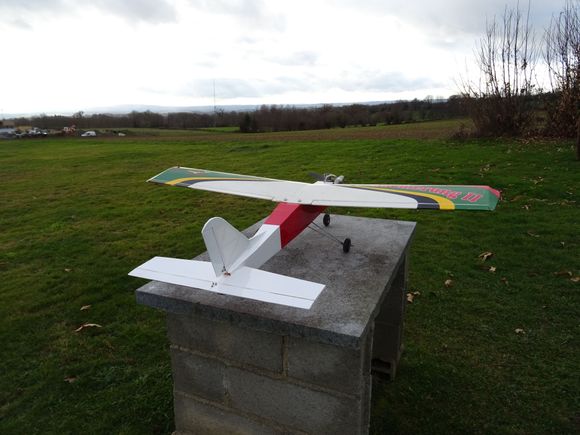 Seagull Bommerang ARTF trainer with recovered fuselage and tailplane.