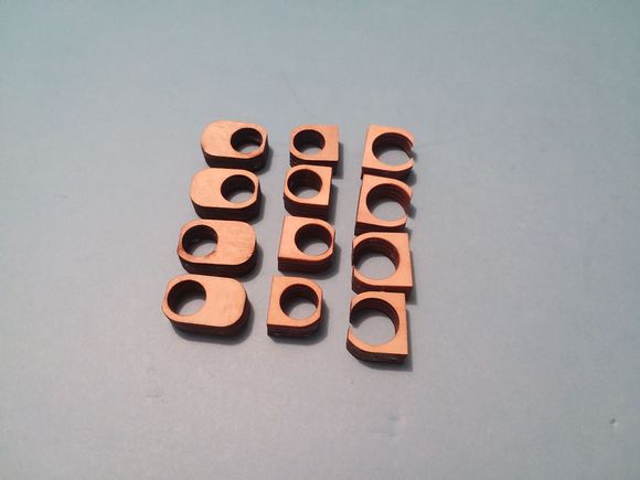 Two diameters to pick from to fit your strut and they can be painted to match you plane, chromate green or flat black.