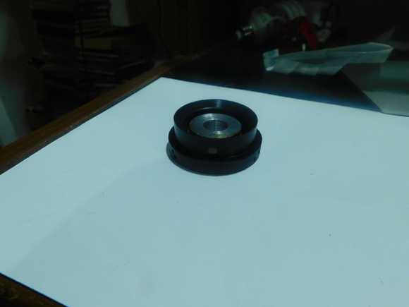 The black Delrin cut smooth and clean on my lathe.