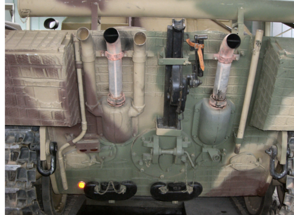 Starter handle will be in a slighty different position due to the convoy light being further over. I like the reflector, will use a red led .