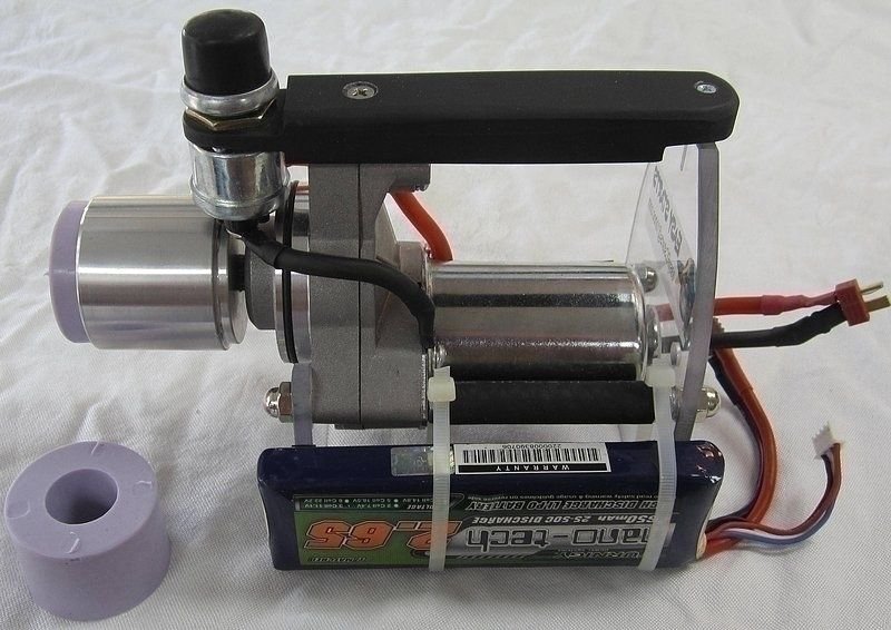 Powerful RC plane engine starter with battery NEW ready to use