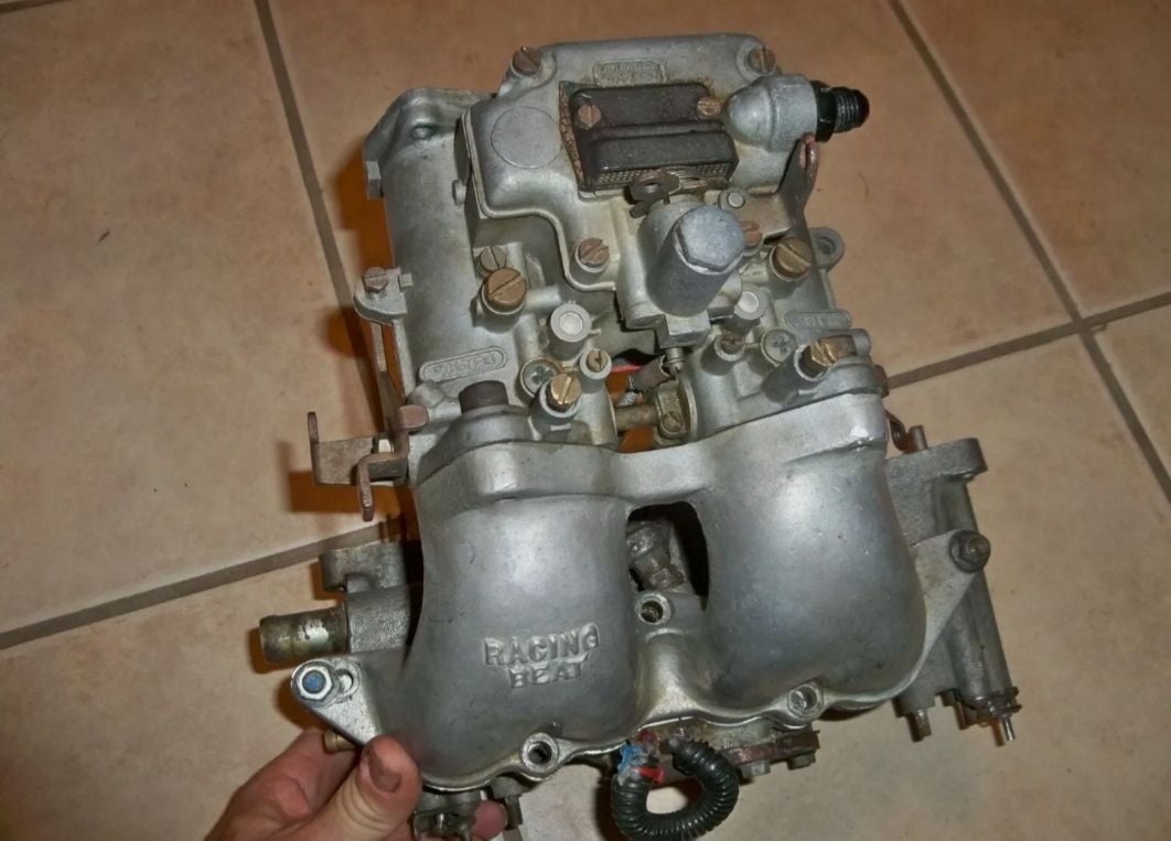 Engine - Intake/Fuel - 13b 6 Port LIM with Racingbeat Sidedraft Upper Intake Manifold - Used - 1984 to 1992 Mazda RX-7 - Chicago, IL 60641, United States