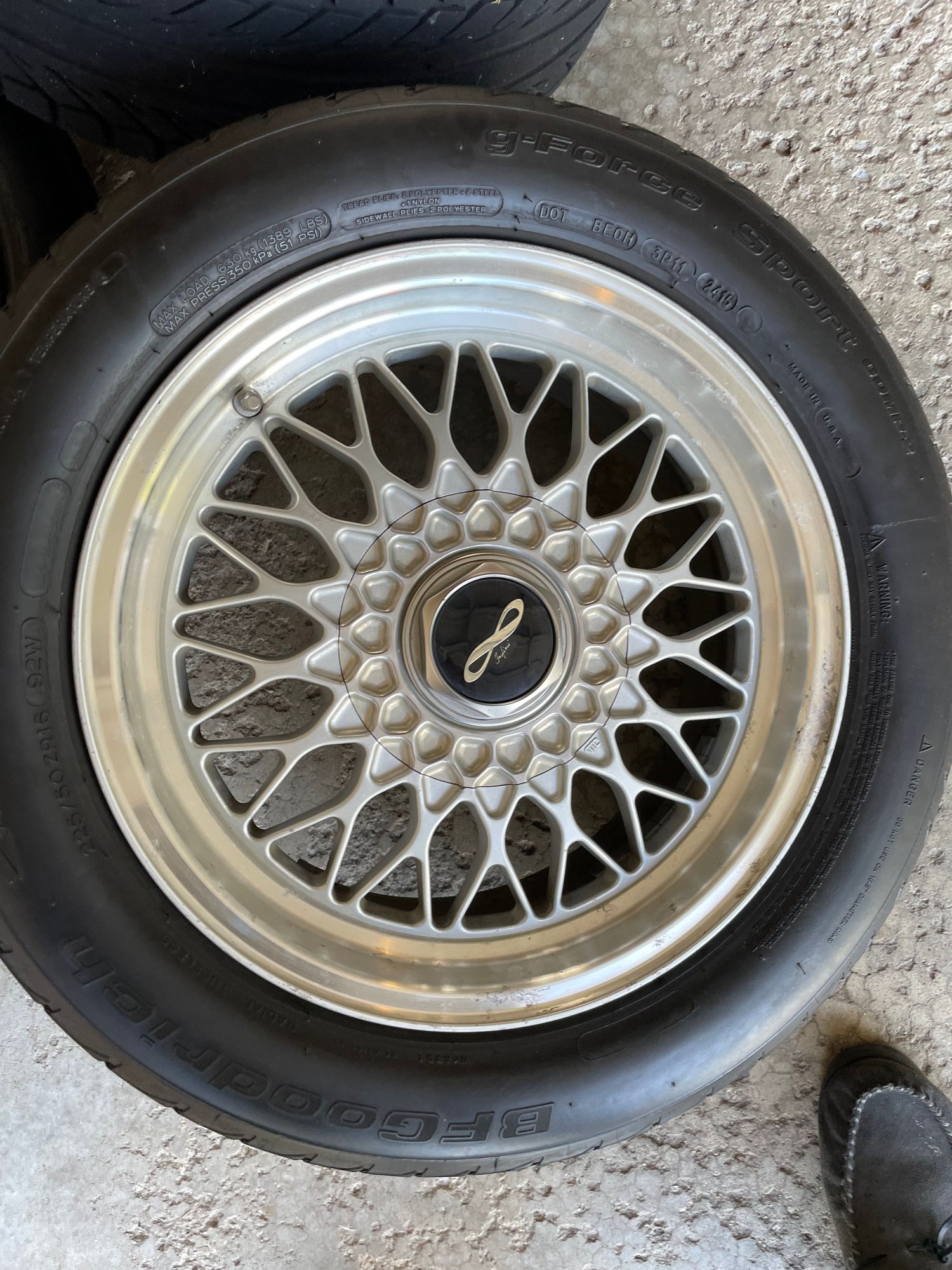 Wheels and Tires/Axles - Fc3s infini full wheel set - Used - 1986 to 1995 Mazda RX-7 - St Louis, MO 63114, United States