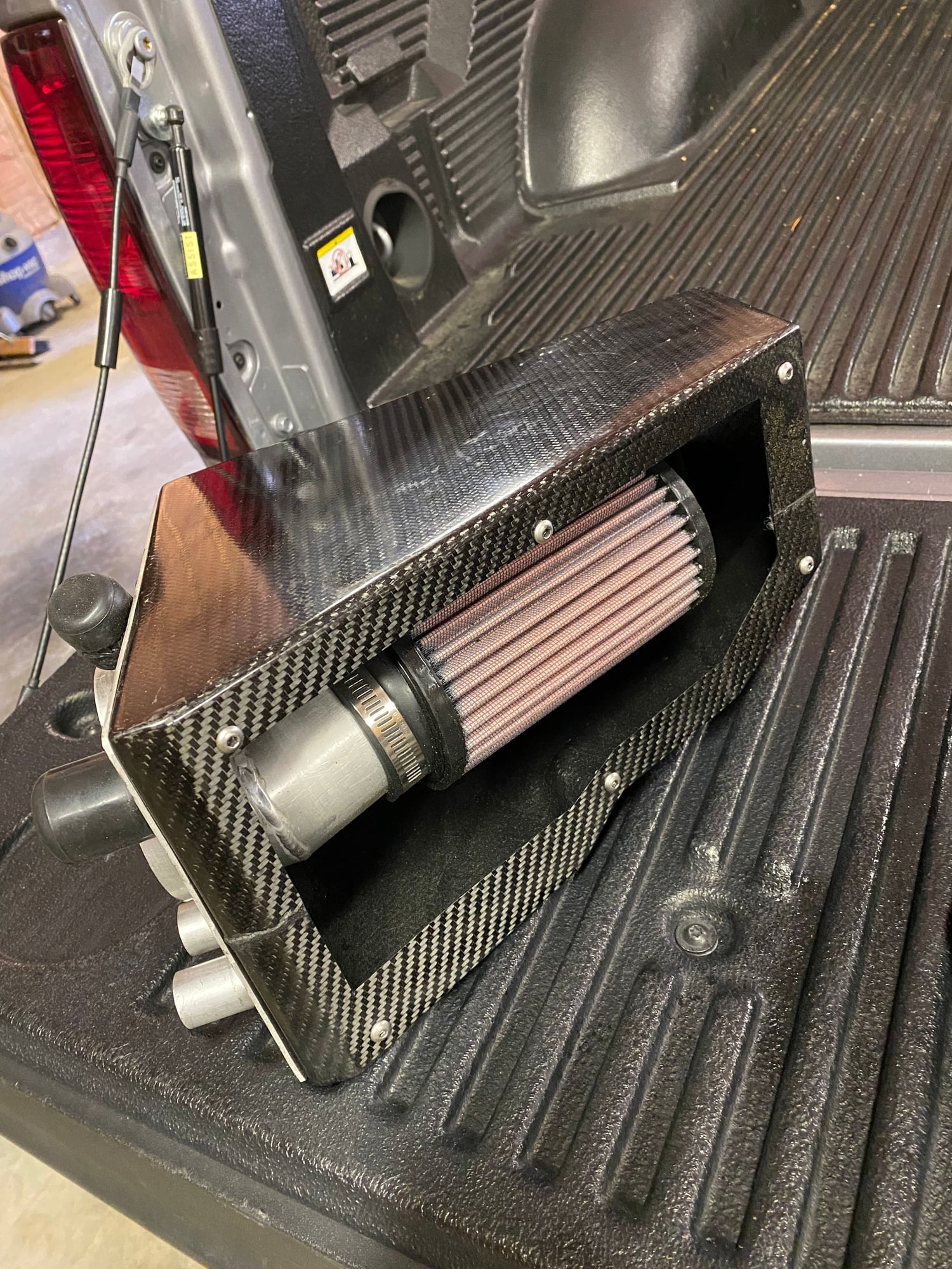 Engine - Intake/Fuel - M2 carbon airbox and cast aluminum hot side intercooler tube - Used - 1993 to 2002 Mazda RX-7 - Gainesville, GA 30506, United States