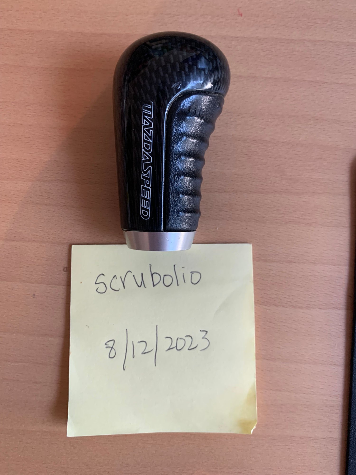 1994 Mazda RX-7 - USED rare Mazdaspeed carbon fiber 5 speed shift knob - Accessories - $80 - Apex, NC 27502, United States