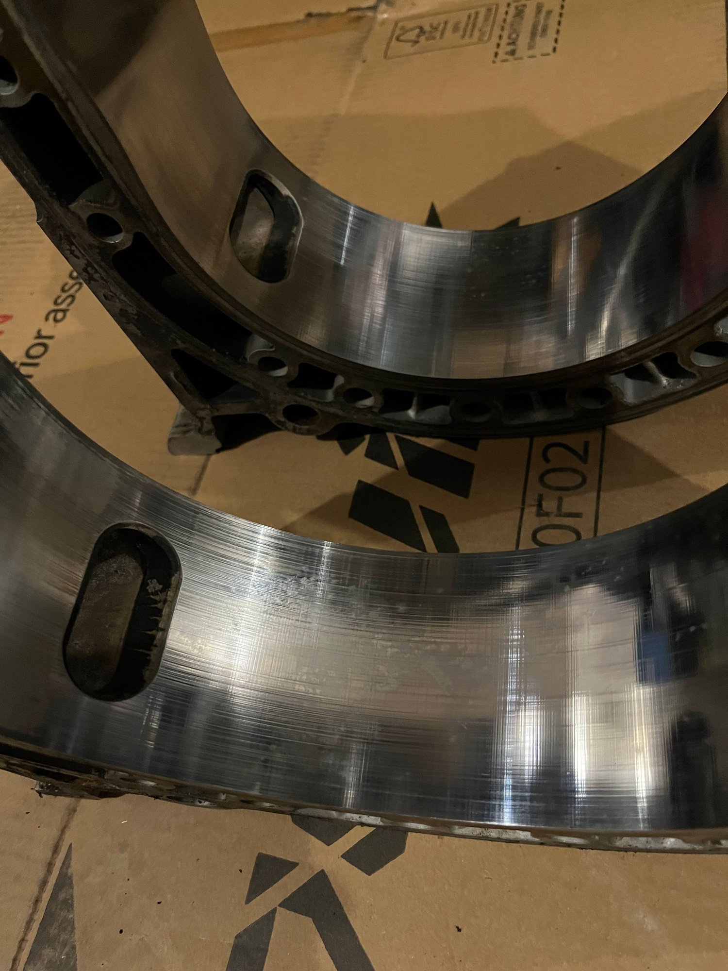 Engine - Internals - Front and Rear Rotor Housing 13B Turbo - Used - 1987 to 1991 Mazda RX-7 - Providence, RI 02910, United States