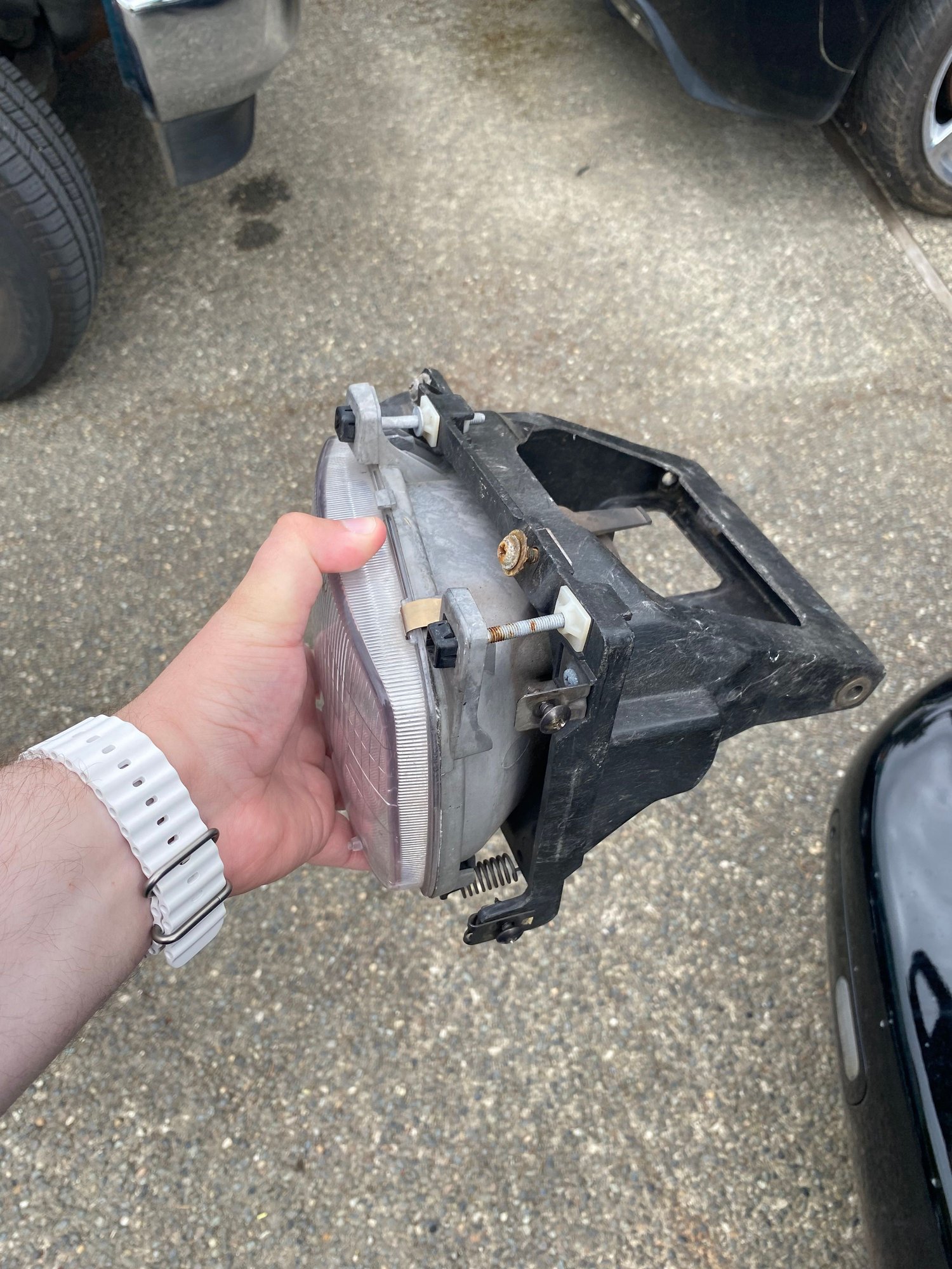 Exterior Body Parts - WTB FD left headlight and door panel brackets - Used - 1993 to 1995 Mazda RX-7 - Seattle, WA 98023, United States