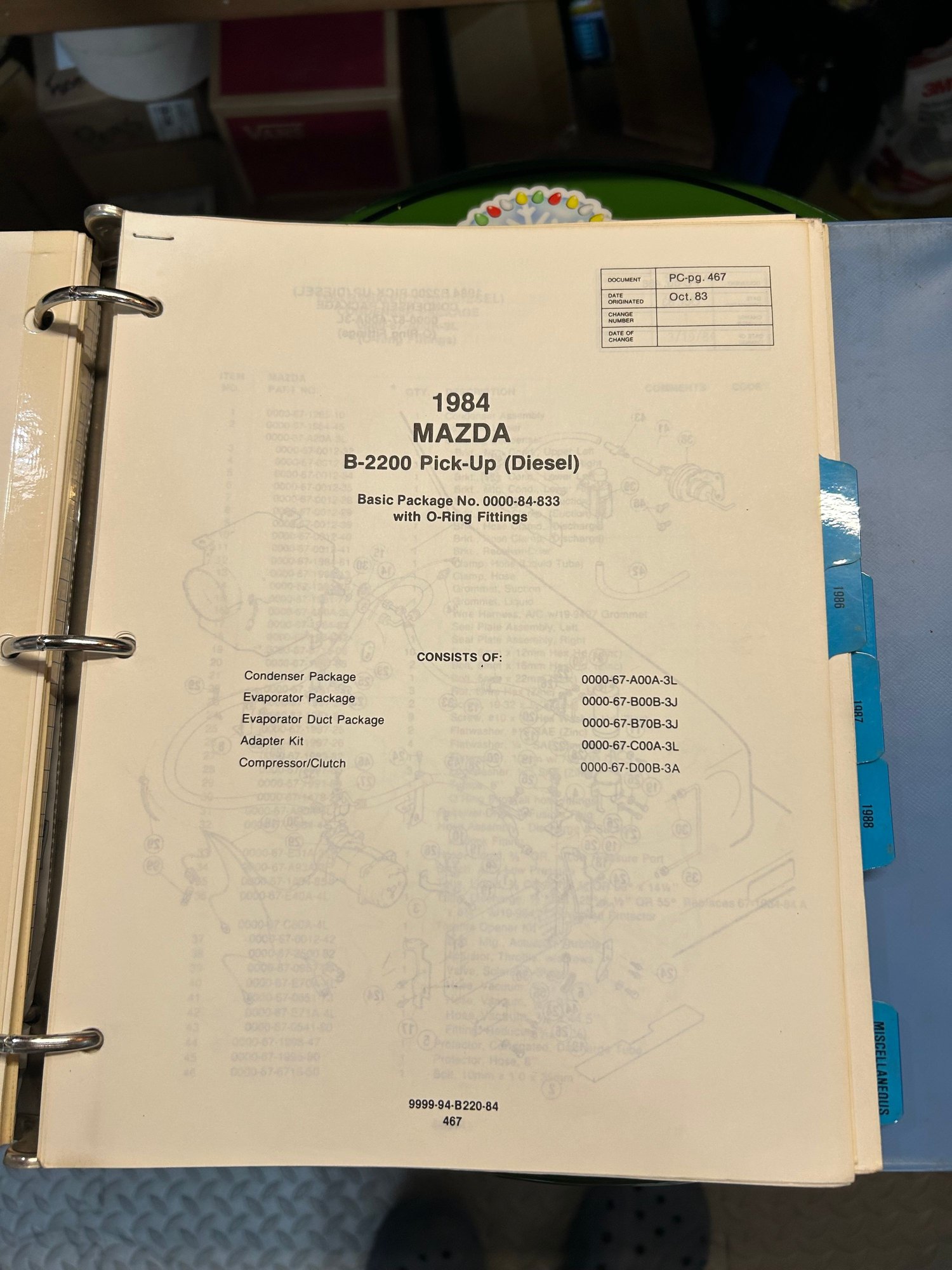 Miscellaneous - Mazda Dealer rx7 tech binder - Used - 0  All Models - West Chester, PA PA, United States