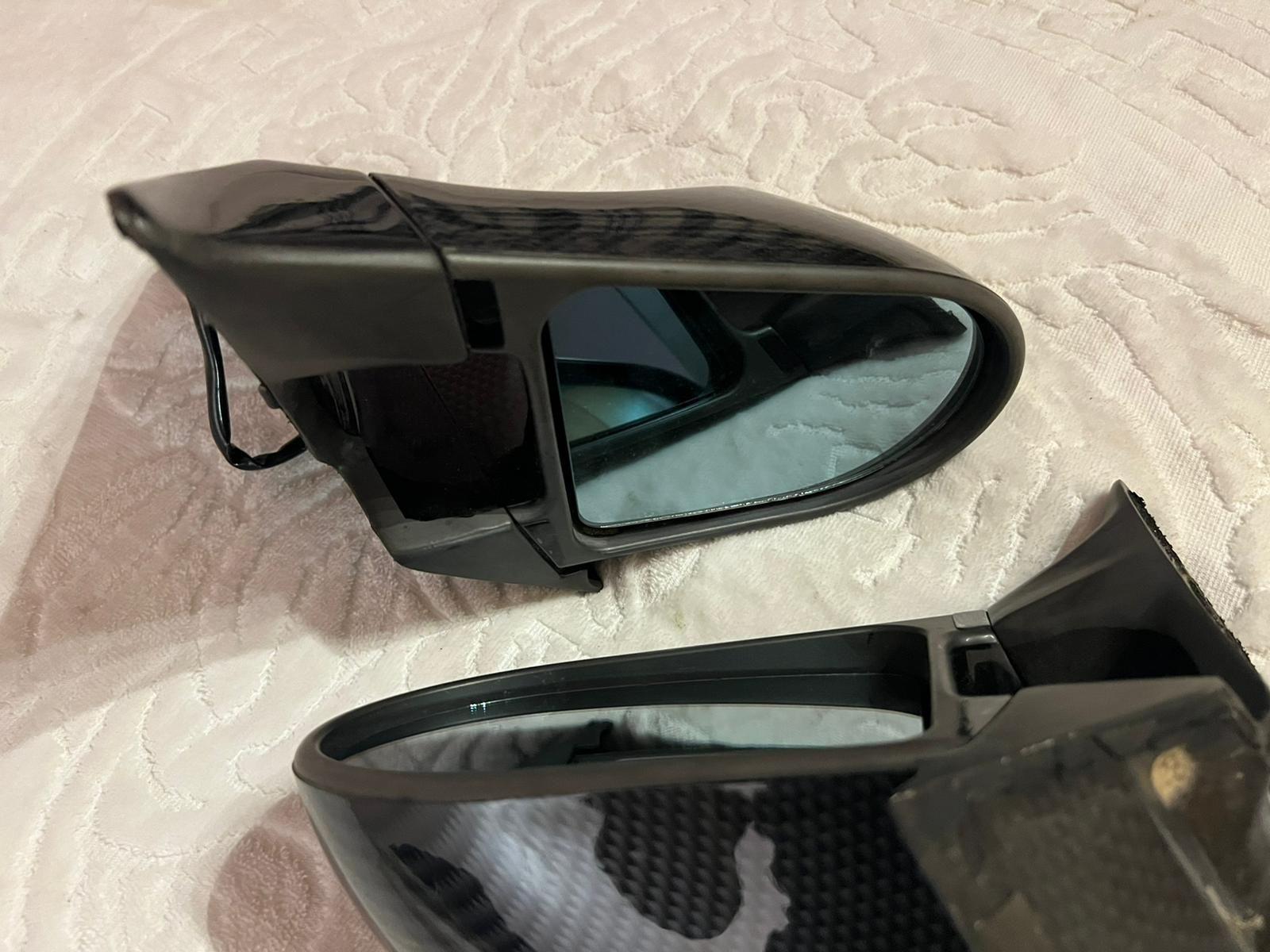 Exterior Body Parts - Genuine Ganador Wing Mirrors - Carbon Effect - Used - 1992 to 2002 Mazda RX-7 - London HA27DY, United Kingdom