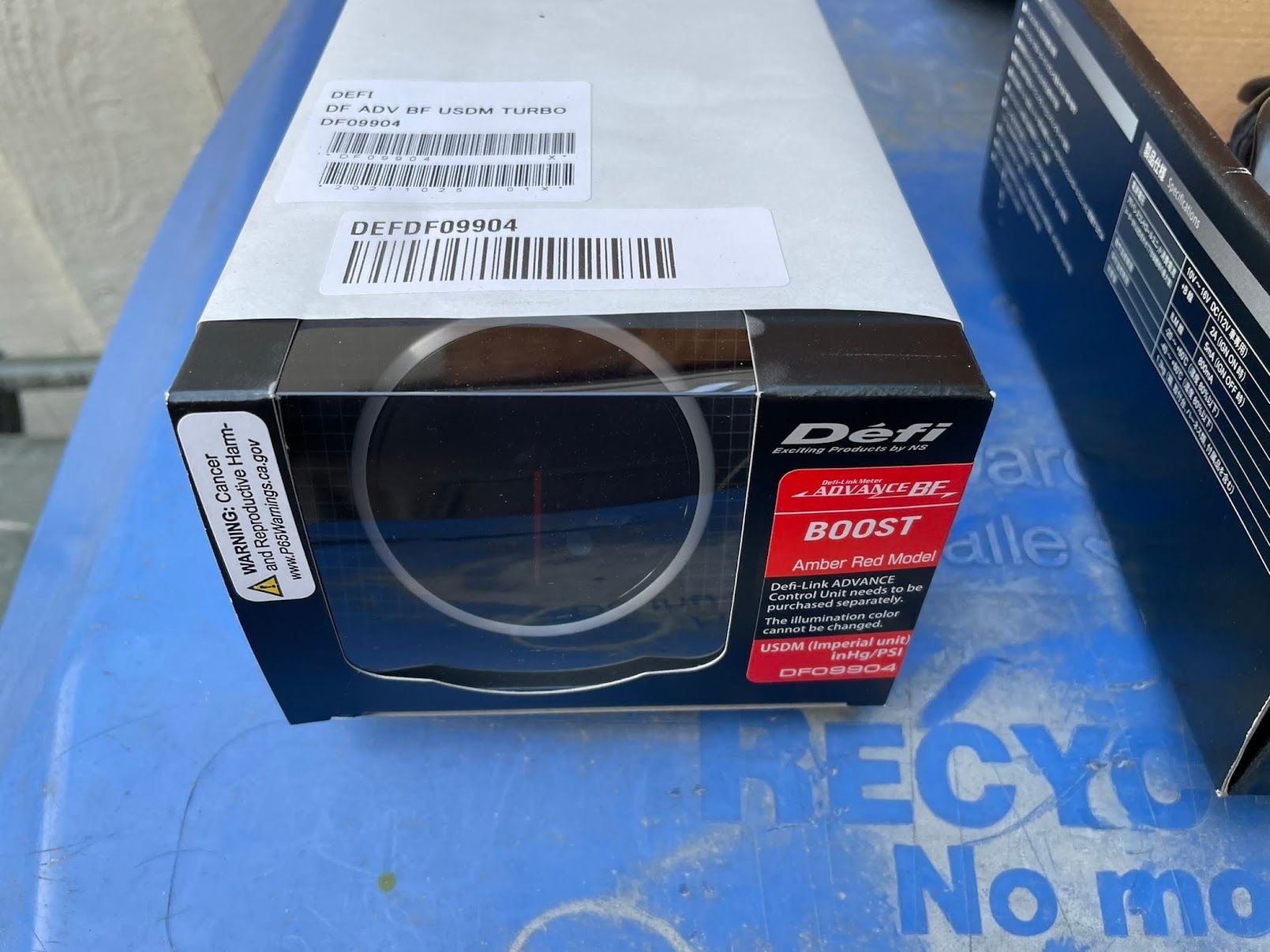 Accessories - Boost Gauge - BNIB Defi BF Advance 60mm Imperial Units Red/Amber - New - All Years Any Make All Models - San Jose, CA 95112, United States