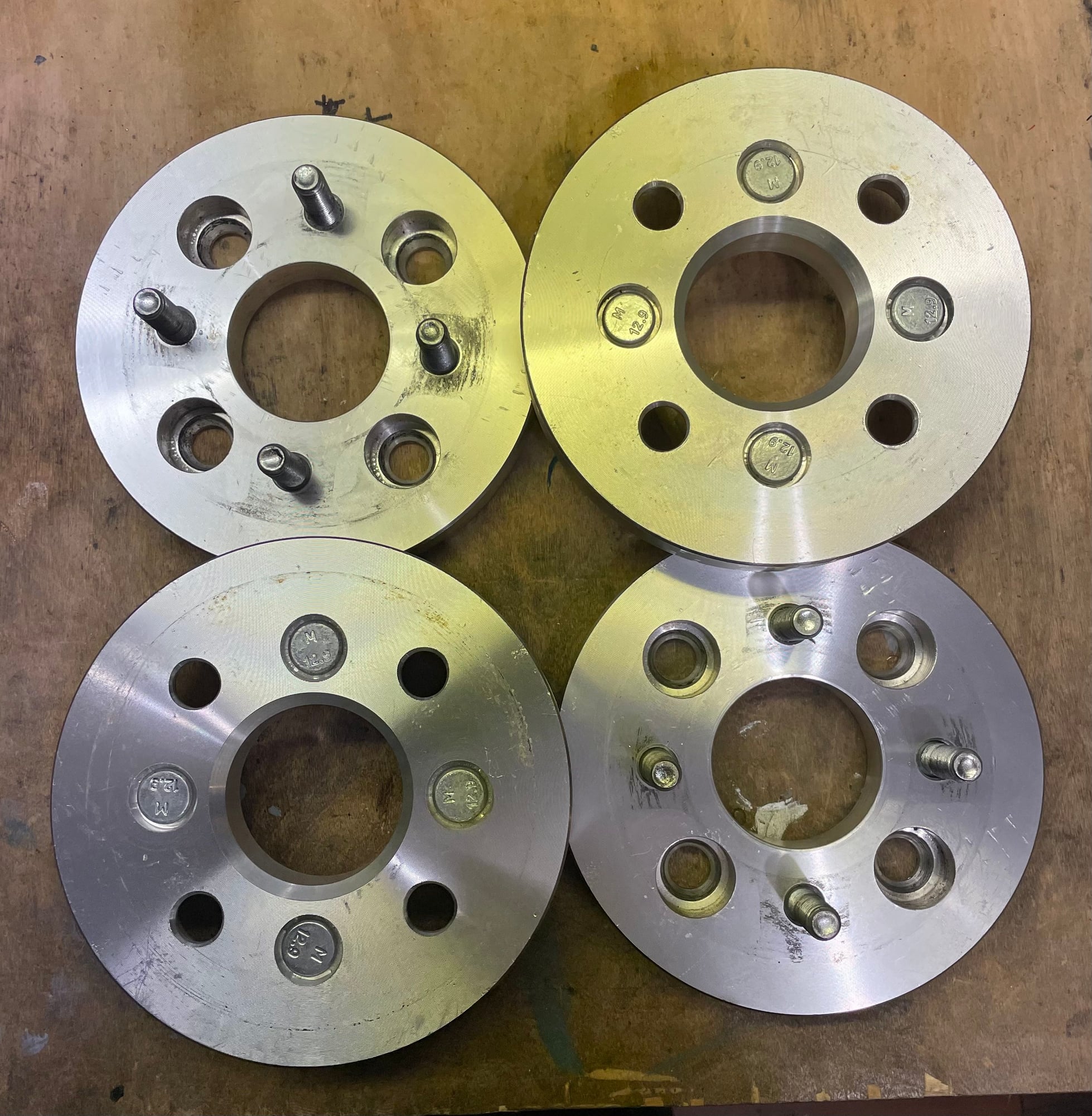Wheels and Tires/Axles - Set of four 110mm to 100mm wheel adapters - Used - 1979 to 1985 Mazda RX-7 - Mill Valley, CA 94941, United States