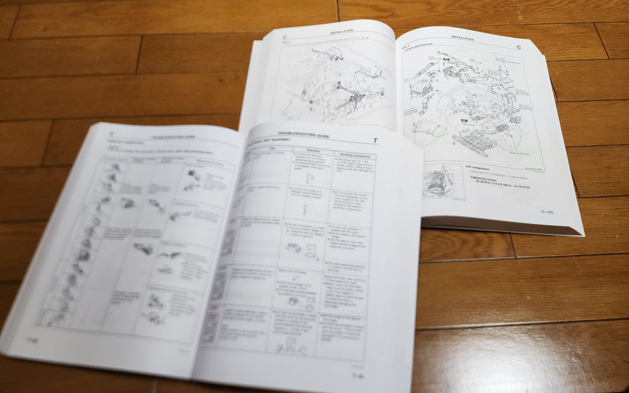 Accessories - Super Rare Australian RHD English Workshop Manuals - Used - 1992 to 1997 Mazda RX-7 - Okinawa City, Japan